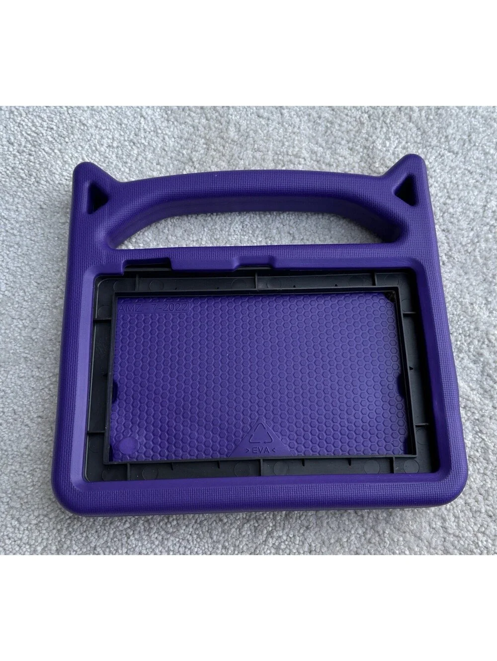 7” Tablet - Purple Foam Standing Tablet Case With Bat Ears Wings